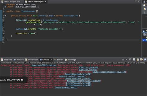 Image result for SQLException Example Java