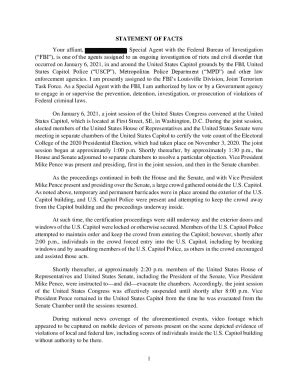 Fillable Online 1 STATEMENT OF FACTS Your affiant, Special Agent with ...