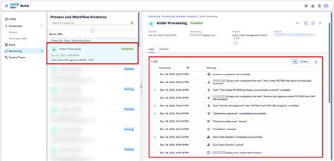 Run the Process With an Automation | SAP Tutorials