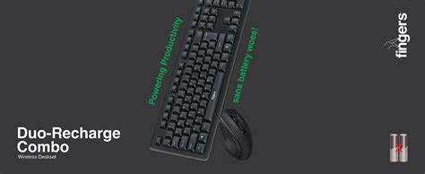 Amazon.in: Buy FINGERS Duo-Recharge Wireless Deskset (Mouse + Keyboard ...