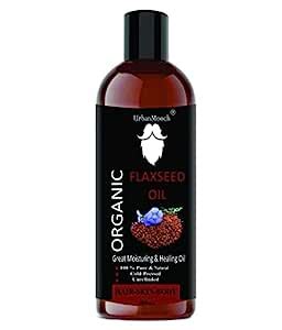 Buy UrbanMooch Natural & Organic Cold Pressed Flaxseed Oil For Men ...