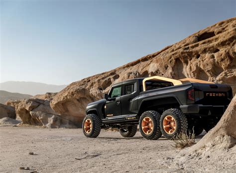 Download wallpaper pickup, side, Rezvani, 2020, Hercules 6x6, section ...