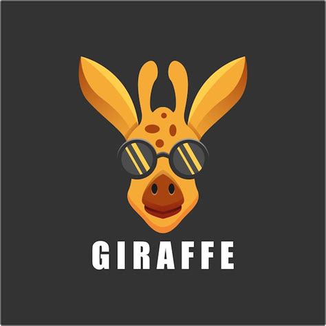 Création de logo mignon girafe | Vecteur Premium