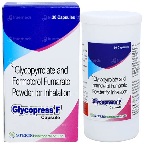 Glycopress F 625 Mcg Rotacap 30 - Uses, Side Effects, Dosage, Price ...
