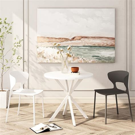 RLRO 31.5 Round Dining Table, Modern Round Dining Table, India | Ubuy