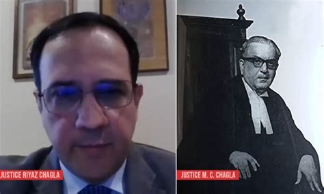 MC Chagla Courageously Spoke Truth To Power : Justice Riyaz Chagla ...