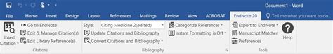 Image result for How to Add References in Word Using EndNote