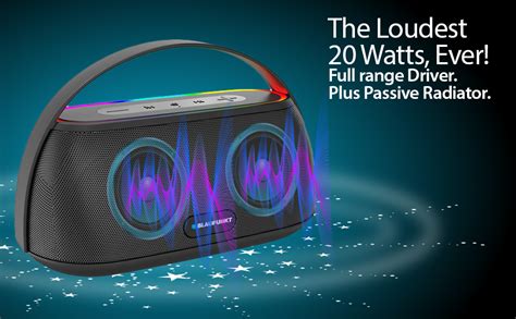 Blaupunkt Newly Launched ATOMIK Grab 20W Boombox, Unbelievable Loud ...