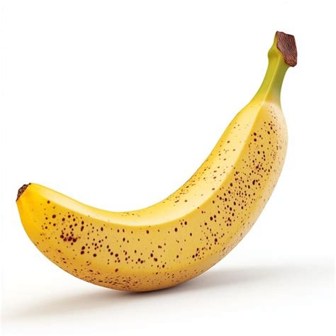 Photorealistic image of banana on white background | Premium AI ...