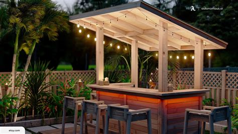 Outdoor Covered Patio And Bar