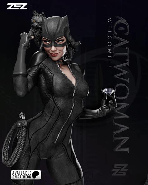 3D file CATWOMAN 🦸‍♀️ ・3D print design to download・Cults