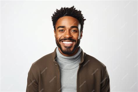 Premium Photo | Portrait of a happy young black man