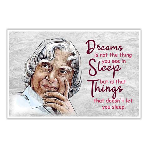Thought Of A.P.J Abdul Kalam Paper Poster : Amazon.in: Home & Kitchen