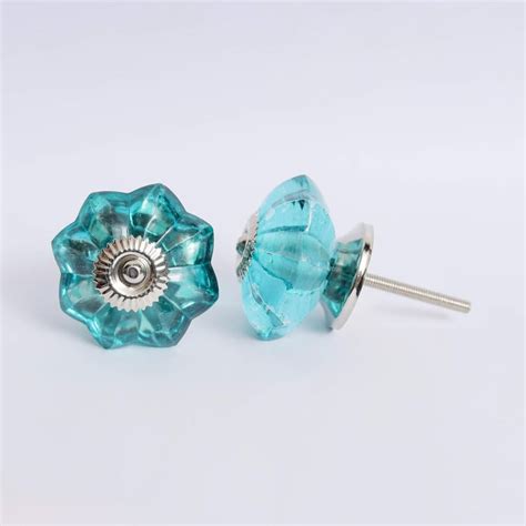 Buy Corsica Venice Set of 6 Glass Drawer Knobs from Corsica by Home ...