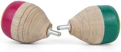 Buy Little Toon Wooden Spinning Top with String Pambaram/Lattu Game ...