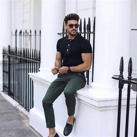 green pants mens fashion - Jude Weatherford