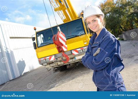 The Heavy Equipment Operator Stock Photo - Image of construction, hook: 118387238