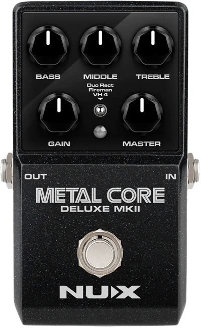 NUX Metal Core Deluxe MKII, Pedale preamp high gain con uscita IR