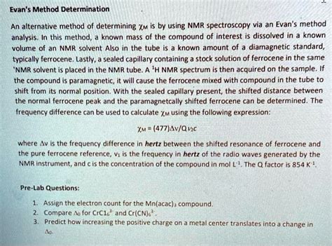 Image result for Using the Evans Method
