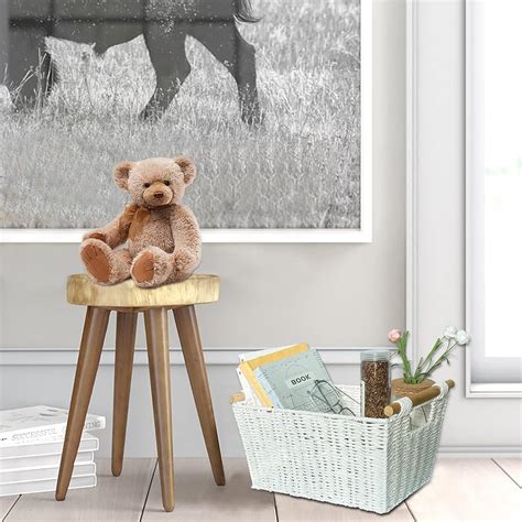 Buy YEARONAN 2PCS Wicker Storage Basket with Wooden Handle for ...