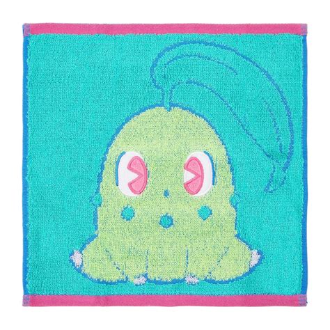 Chikorita Hand Towel Saiko Soda | Authentic Japanese Pokémon Merch ...
