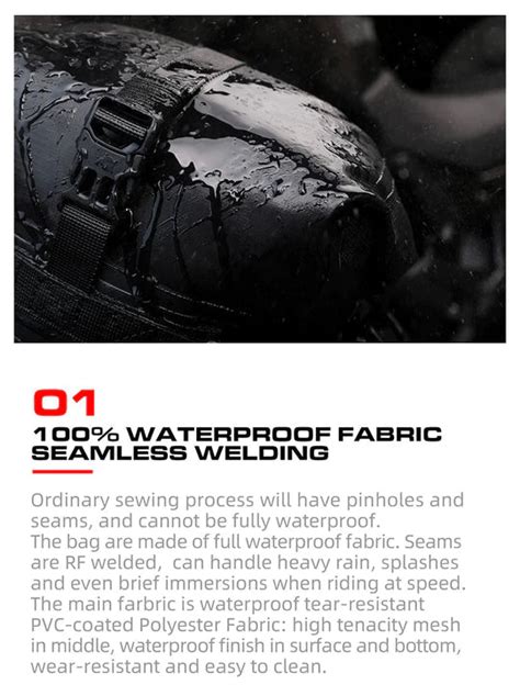 Rhinowalk Crash Bar Dry Bags Waterproof - MT2206 – Riderz Planet