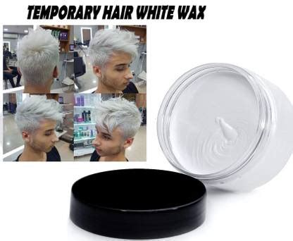 MYEONG Elecsera Temporary Hair Color Wax white Hair Wax , WHITE - Price ...