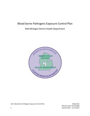 Fillable Online mmdhd Blood borne Pathogens Exposure Control Plan ...