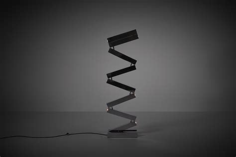 Sculptural Kinetic Floor lamp in by Obor, Italy 1970 For Sale at 1stDibs