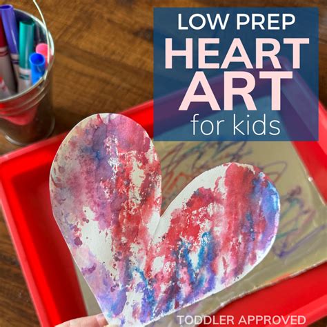 Low Prep Valentine's Day Art Activity for Kids