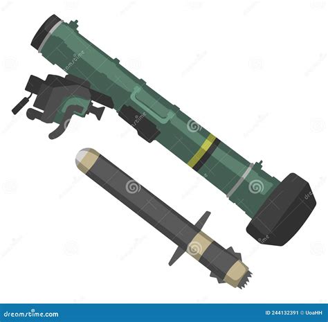 Modern Combat ATGM FGM-148 Javelin with a Missile. Anti-tank Weapons ...