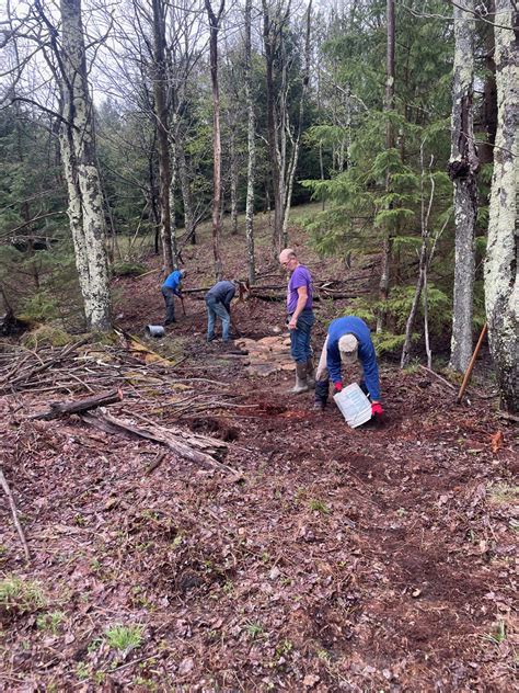Dobbin house trail work update – Heart of the Highlands Trail System