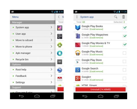 Image result for Desinstaller Application SYSTEME Android
