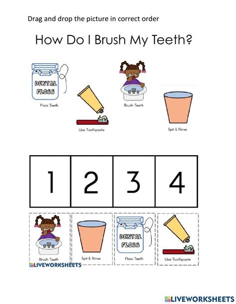 Worksheet Tooth Toothbrush Toothpaste 的图像结果