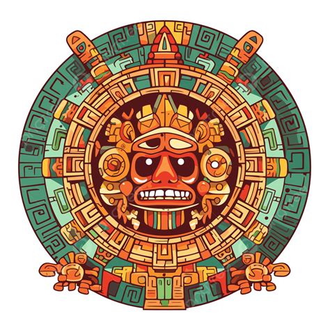 Calendario Azteca Vector
