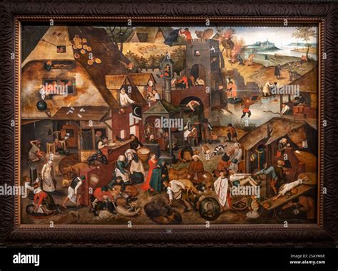 Paris, France - 10 19 2024: Le Louvre Museum. Figure of the madman. Oil ...