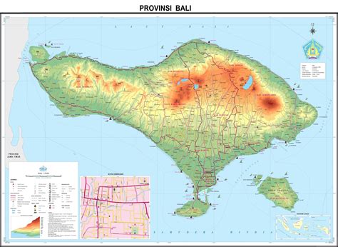 Peta Kota: Peta Provinsi Bali -HD
