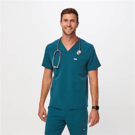 Men's Caribbean Blue Scrubs · FIGS