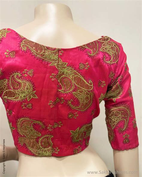 BL-V23391 Pink Kanchi Blouse – sakhifashions