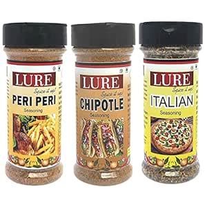 LURE Combo Of Peri Peri Seasoning, Italian Seasoning & Chipotle ...