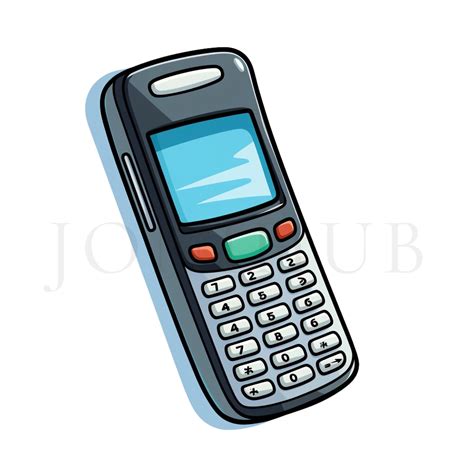 Cell Phone Clipart 10 High Quality Png's Digital Download Cell Phone ...