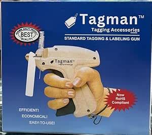 GREENGROW Tag Man Machine + 5000pcs 15 MM TAG White Pin Clothing ...