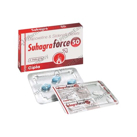 Suhagra Force Strip Of 4 Tablets: Uses, Side Effects, Price & Dosage ...