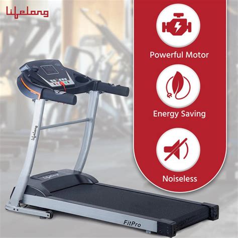 Lifelong LLTM09 Fit Pro 2.5HP with Heart Rate Sensor, Motorized ...