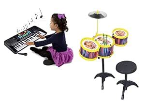 Buy Ekan Kids Musical Piano Keyboard with Drum Set for Toddlers Boys ...