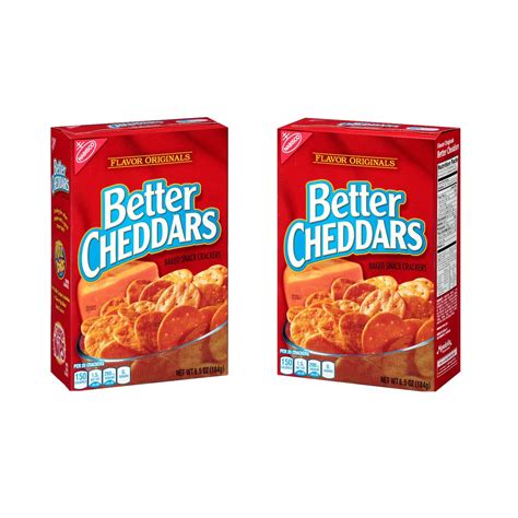 Amazon.com: Better Cheddars Crackers 6.5oz Box - Pack of 2