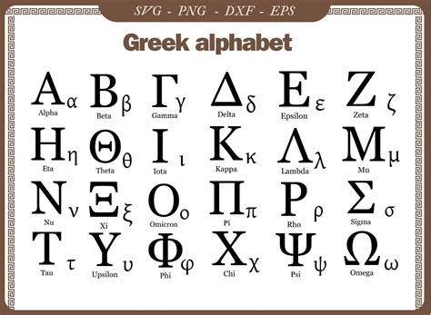 Greek alphabet svg greek letters svg greek font clipart fraternity ...