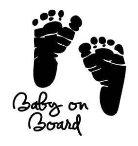Nema 3D Baby On Board Sign Car Sticker - Black : Amazon.in: Car & Motorbike