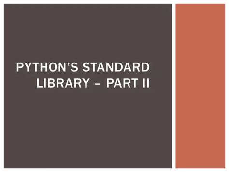Image result for Standardbibliothek Python