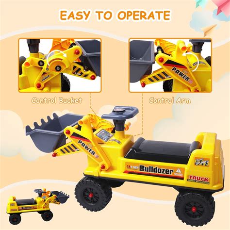 COLOR TREE Ride-On Bulldozer Truck Toy Tractor India | Ubuy
